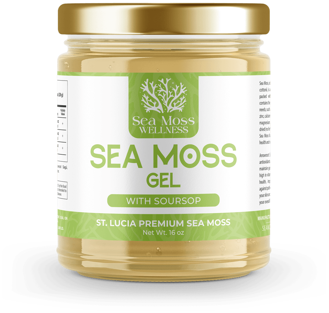 Soursop sea moss gel.