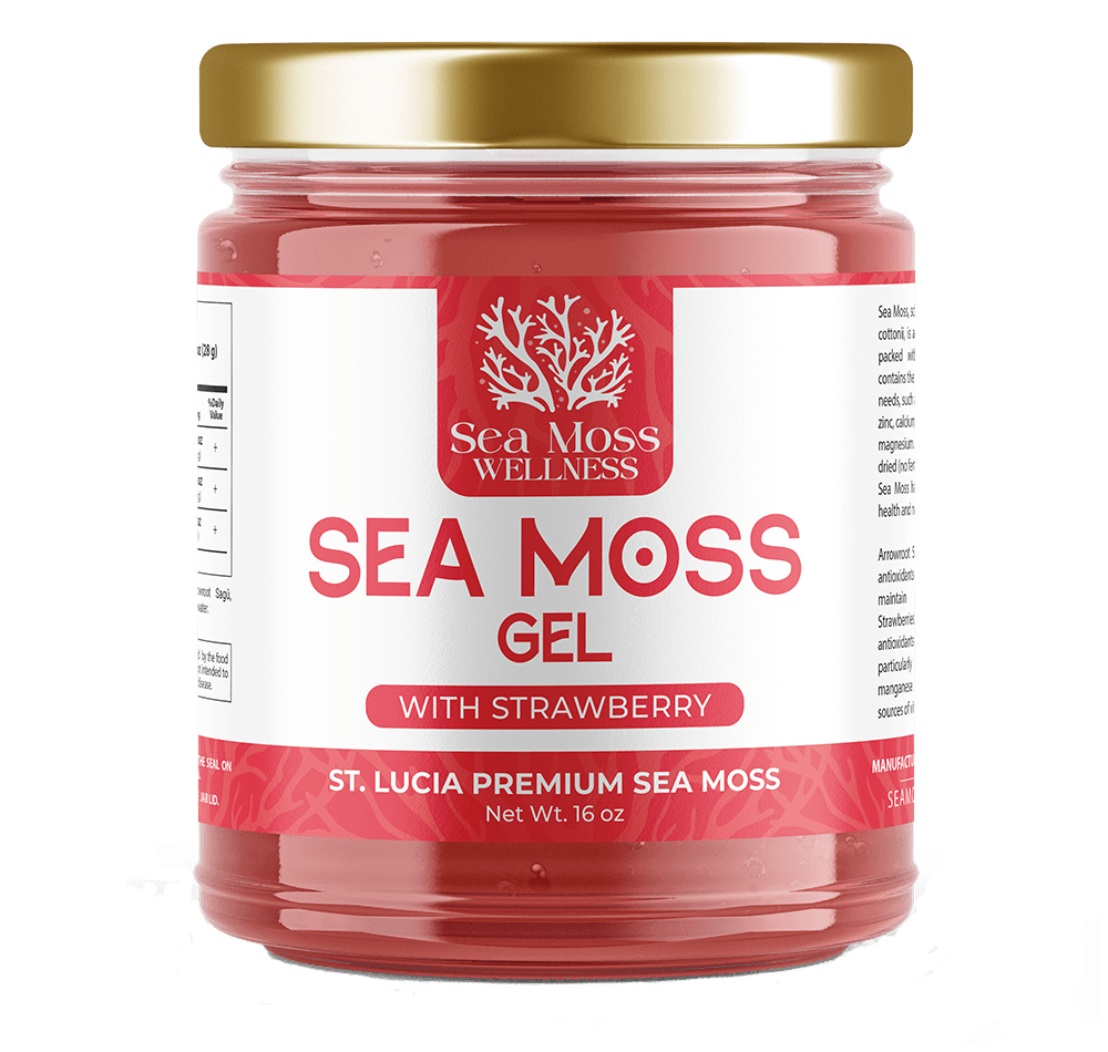 Strawberry sea moss gel.