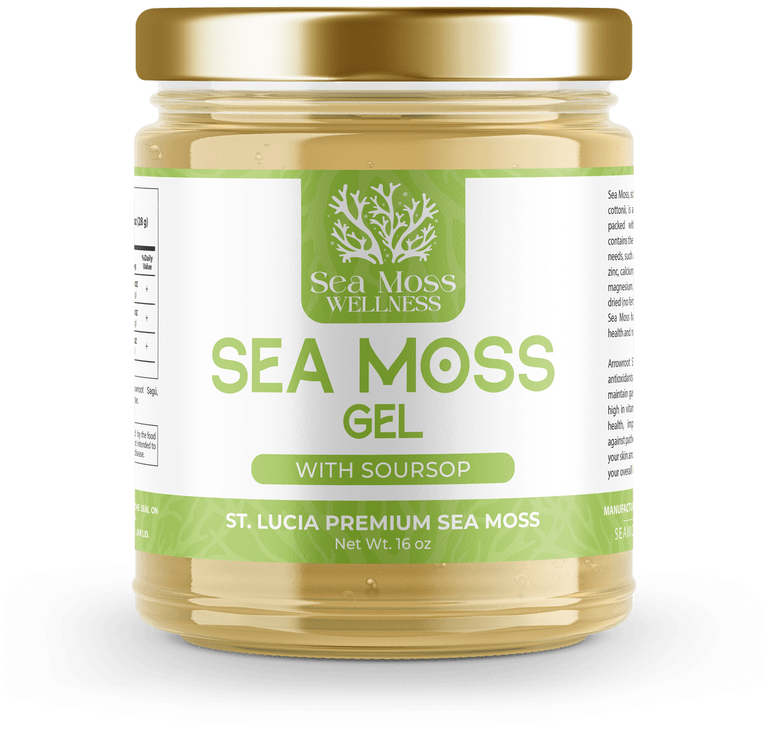 Soursop sea moss gel.