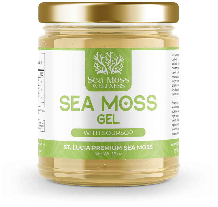 Soursop sea moss gel.