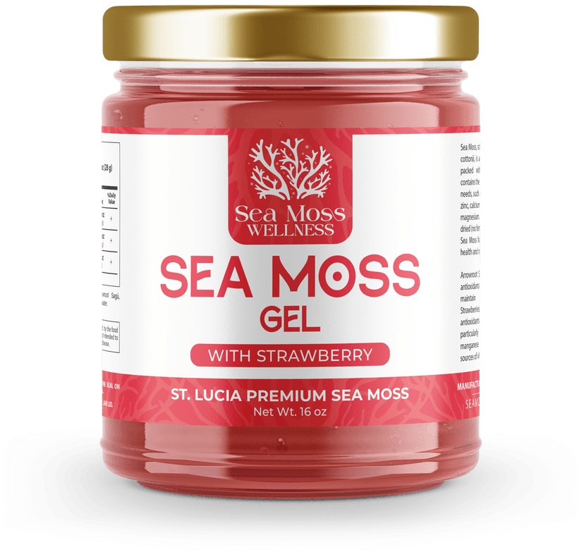 Strawberry Sea Moss Gel.